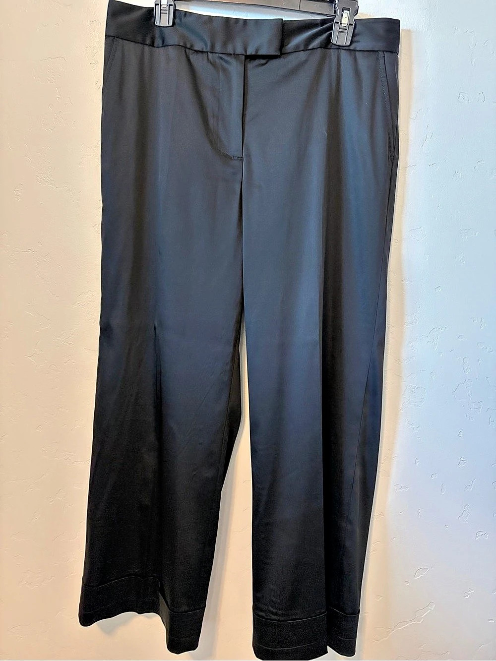 Sutton Studio Straight Leg Pants in Black Size 12